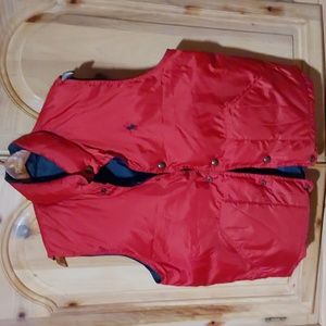 POLO RALPH GOOSE DWN VEST REVERSIBLE SIZE S..